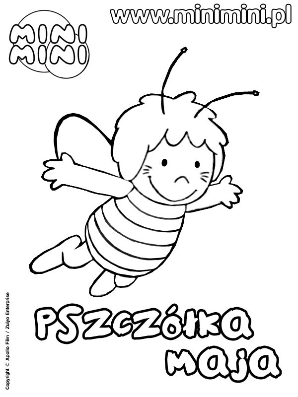 Pszczoły kolorowanki